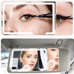 ESPEJO DE LUJO CON LUZ LED PARA AUTO