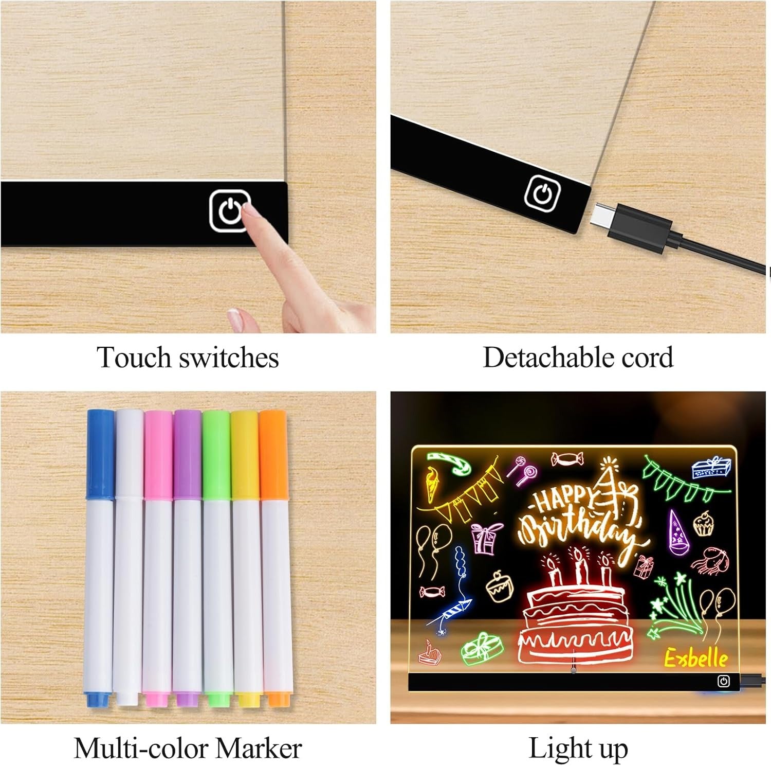 LAMPARA LED PARA PERSONALIZAR