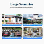 Cámaras De Seguridad Wifi Exterior 4K UHD Inalambrica Con Visión Nocturna Video